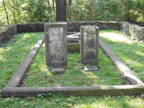 View of Ronyon cemeteryrunyon park lockport il